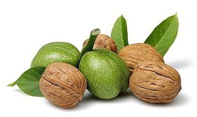 Noce per rimuovere i parassiti dal corpo